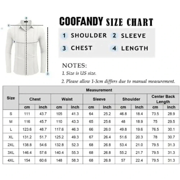 ❤️ Blue Cuban Shirt Casual Button Down Shirts Long Sleeve Beach Linen Shirts - Picture 5 of 5